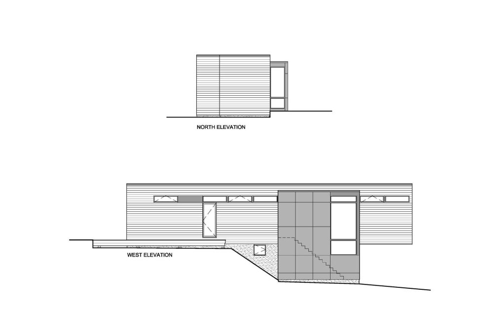 Country House In Minimalism Style From Christopher Simmonds Architect - North West Elevation