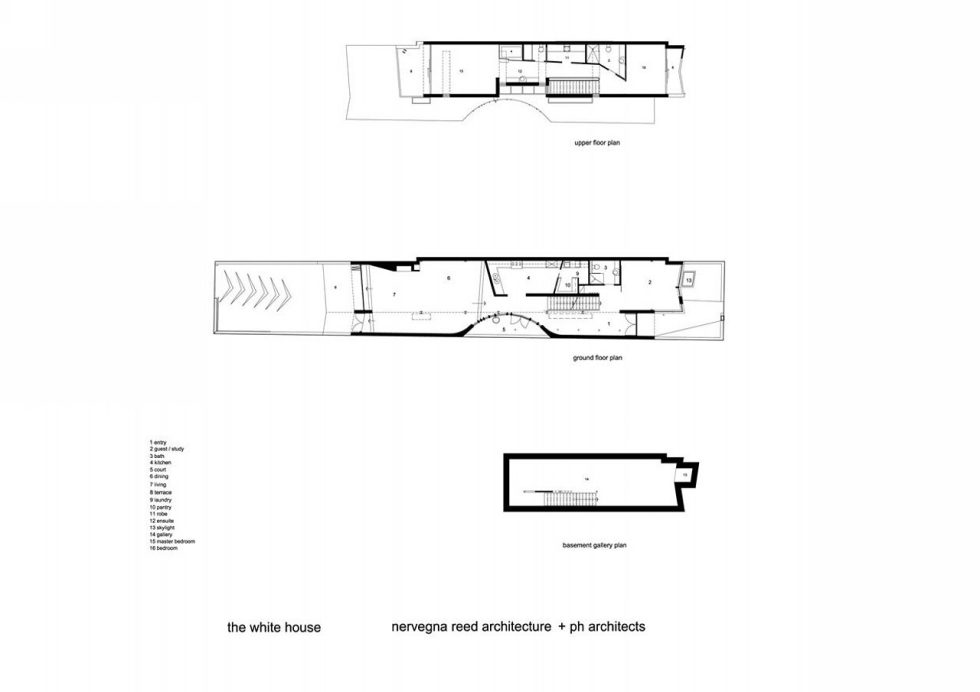 Gallery House From Australian Bureau Nervegna Reed Architecture - Plan 1