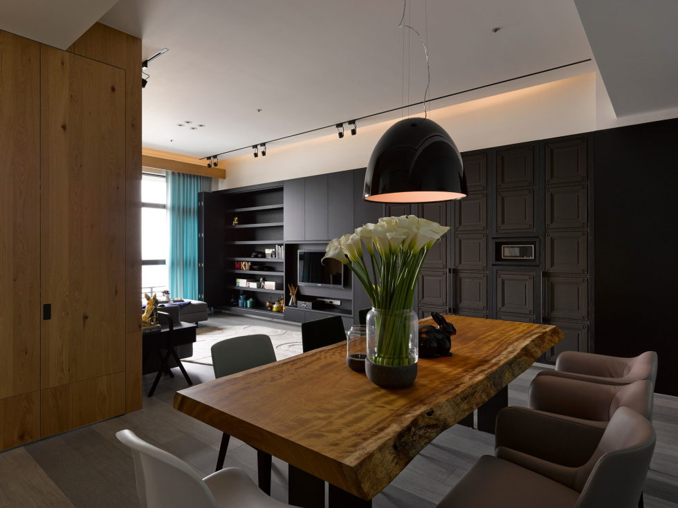 Modern Three-Room Apartment From Ganna Design Studio In Taipei, Taiwan 10