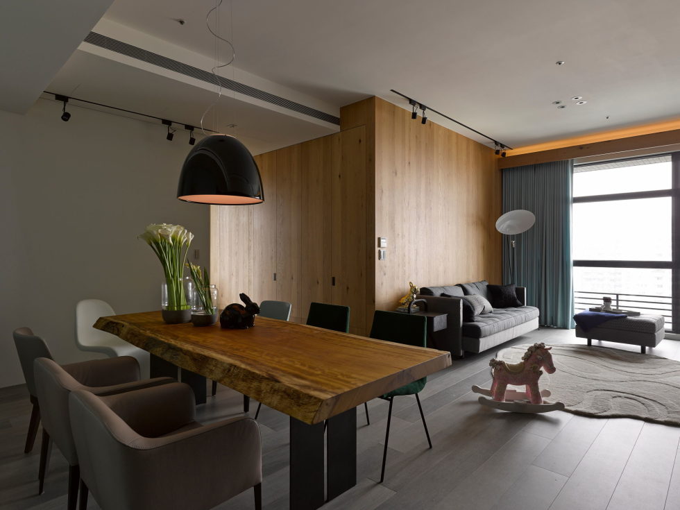 Modern Three-Room Apartment From Ganna Design Studio In Taipei, Taiwan 7