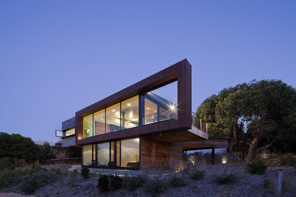 The country house Dame of Melba for resting at the ocean shore from Seeley Architects 10