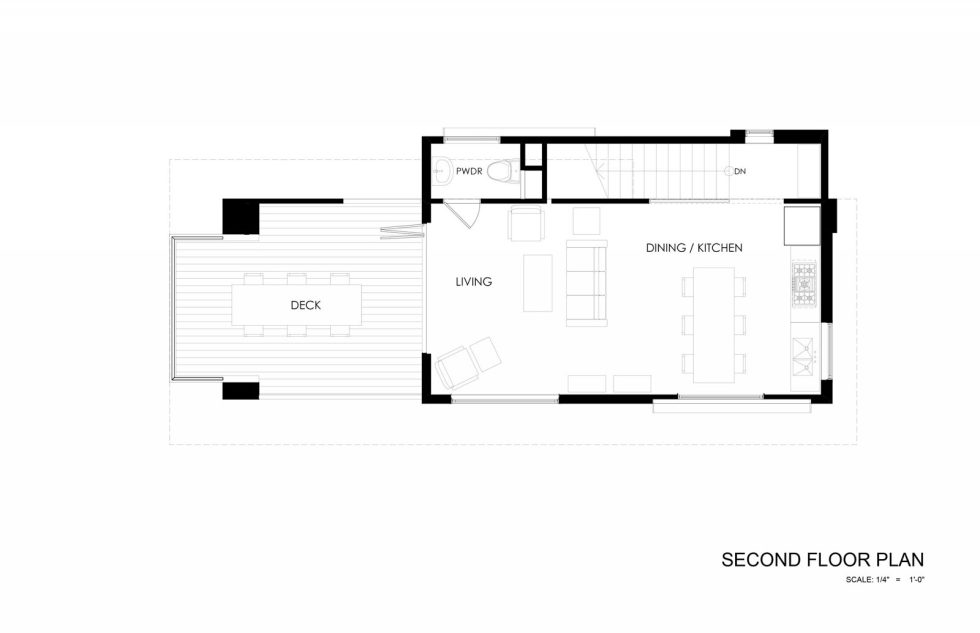 510 Cabin The Country House From Hunter Leggitt Studio In The USA - Second Floor Plan