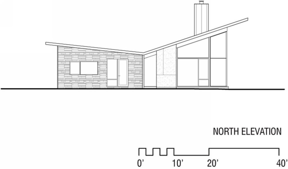Difficult Run Family House Reconstruction in Virginia Upon The Project Of Robert M. Gurney Architect - Plan 15
