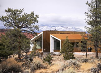 Original Project Of The House In Capitol Reef National Park From Imbue Design Bureau