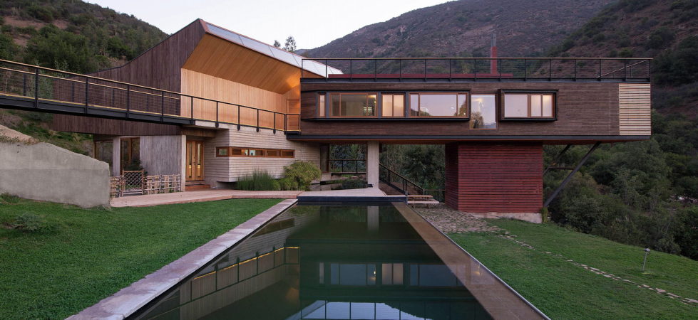 Private Country House Casa El Maqui At The Root Of Mountain In Chile From GITC Arquitectura Studio