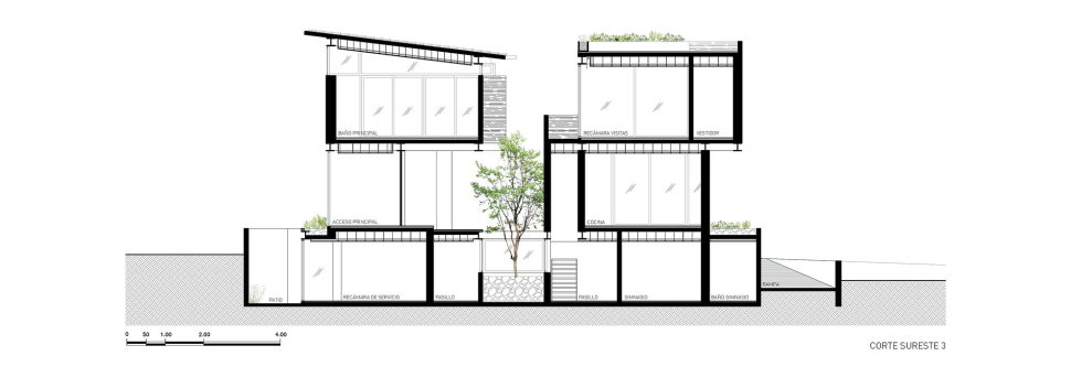 Private Residency Casa V9 In Mexico From VGZ Arquitectura Studio - Plan 6