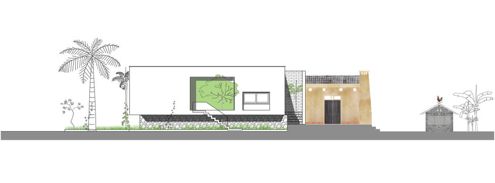 The Shelter Extension Of The Rural Houses Space in Vietnam - Plan 2