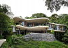 The glass house Planchonella in the tropical forest from Jesse Bennett Architect