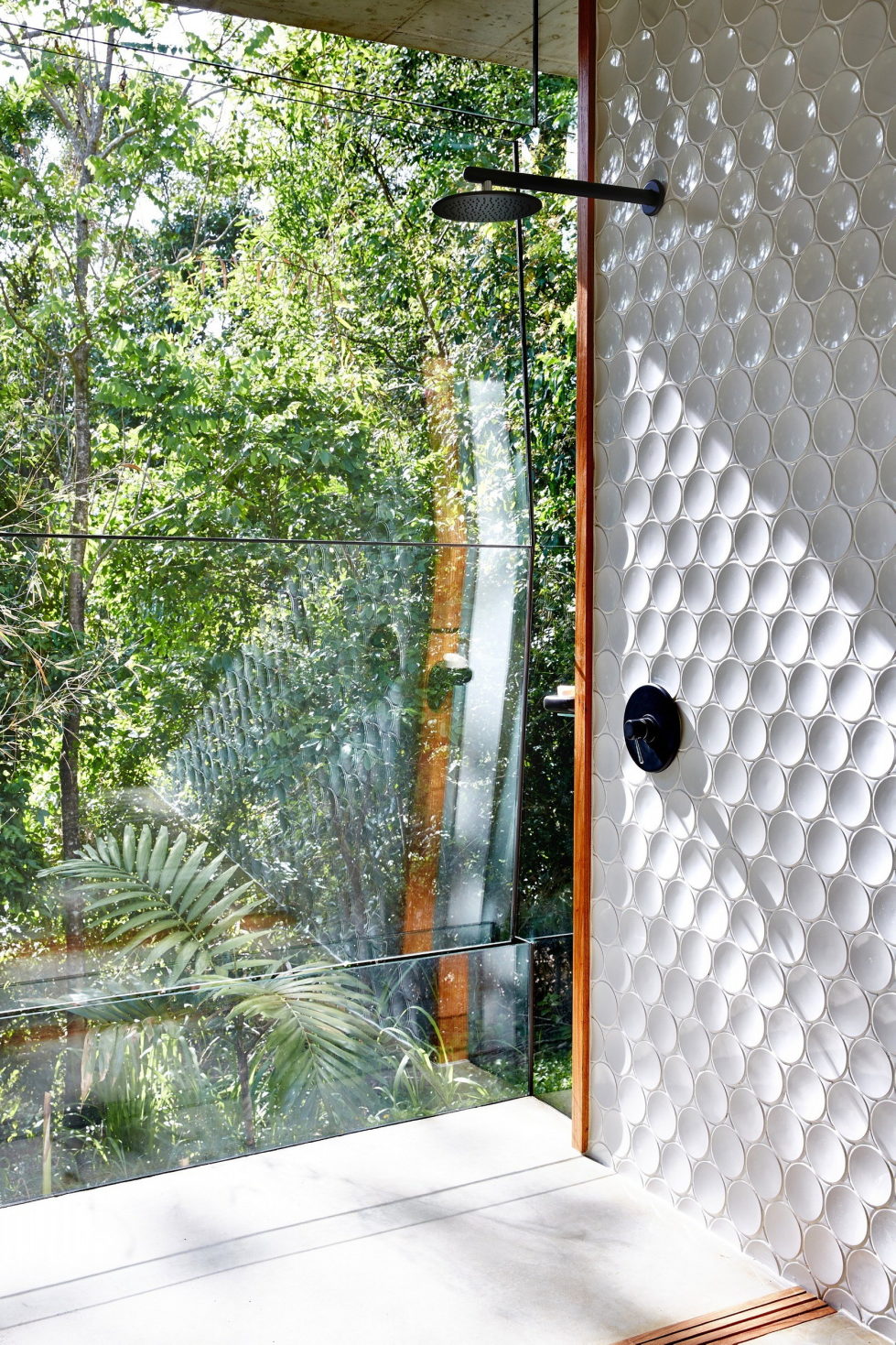 The glass house Planchonella in the tropical forest from Jesse Bennett Architect 22