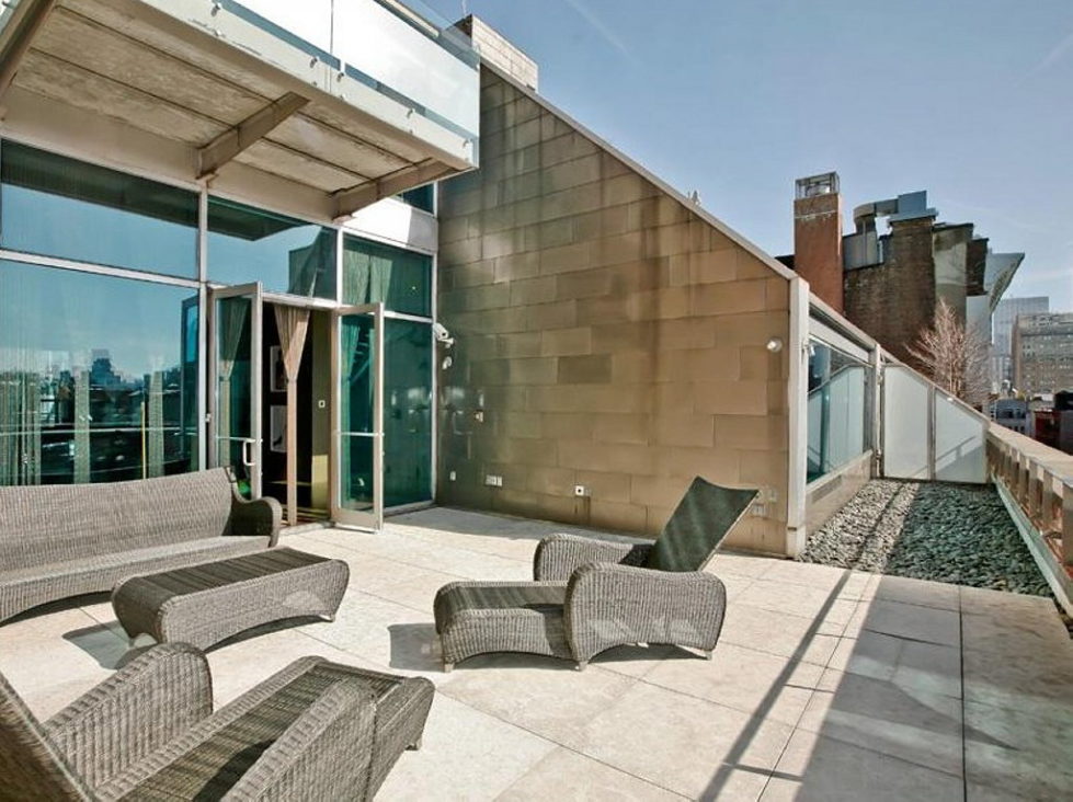 Apartment New York Lenny Kravitz design terrace 2