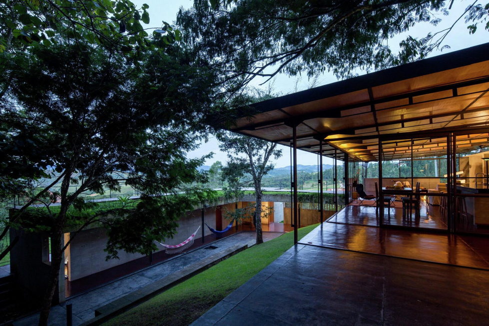 Casa Santo Antonio Manor In The Wood Reserve In Brazil From H+F Arquitetos 22