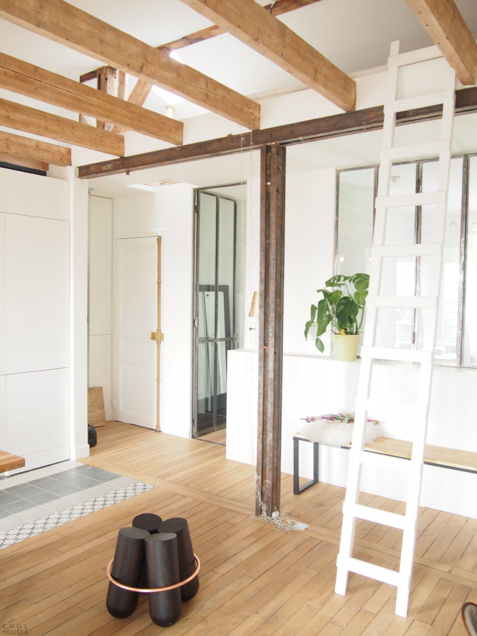 Modern Apartment Instead Of Attic Premises In Paris From Atelier DCCP Architectes 18