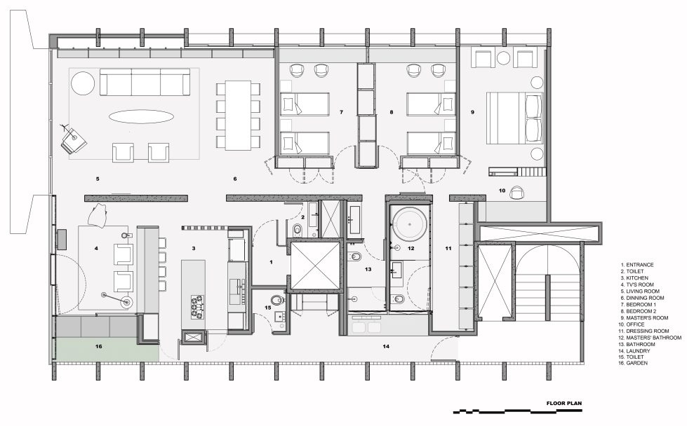 Modernization Of Apartments In Sao Paulo Upon The Project Of Couto Arquitetura Bureau - Plan 2
