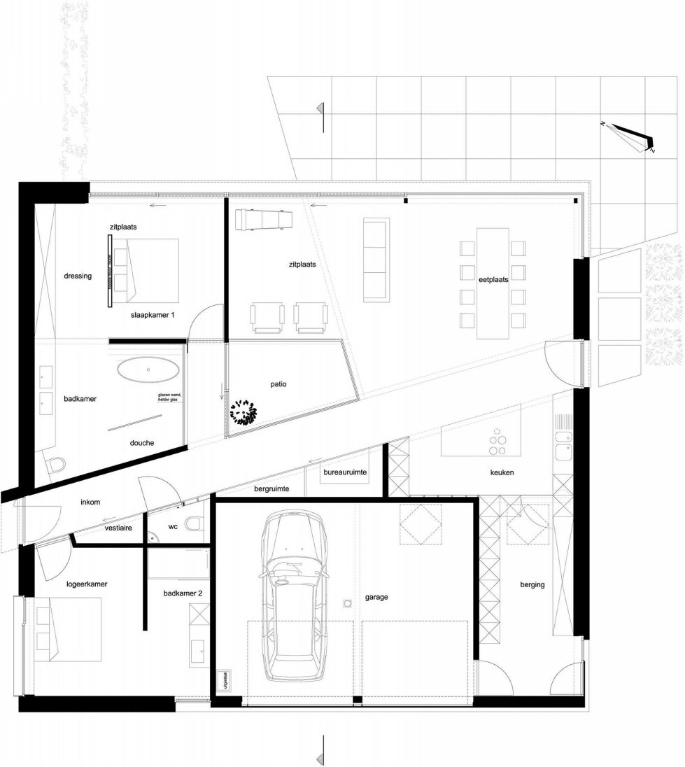 The House From Blanco Architecten In Belgium - Plan 2
