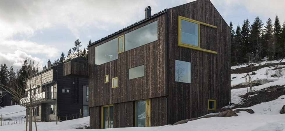 The house Linnebo overlooking Oslo by the project of Schjelderup Trondahl Arkitekter studio