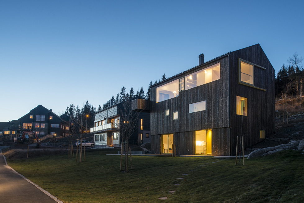 The house Linnebo overlooking Oslo by the project of Schjelderup Trondahl Arkitekter studio 13