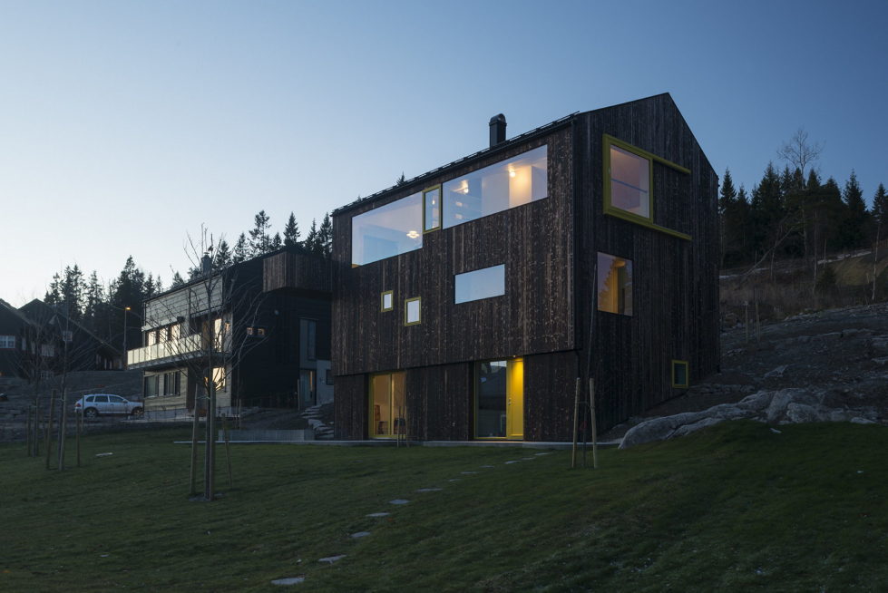 The house Linnebo overlooking Oslo by the project of Schjelderup Trondahl Arkitekter studio 14