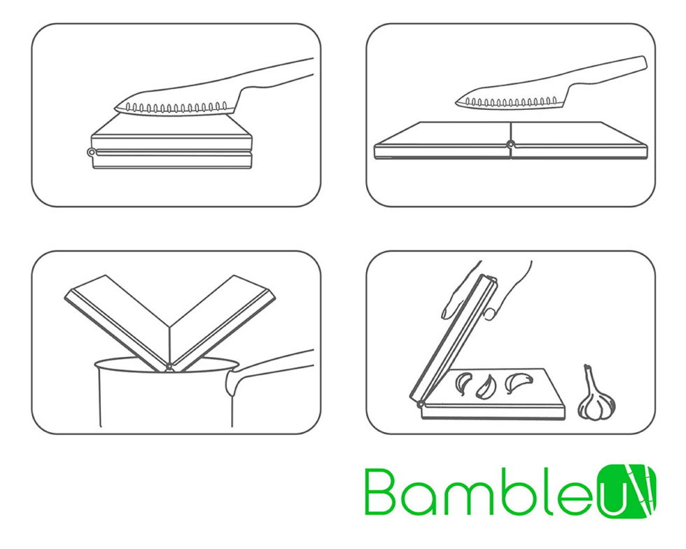 Bambleu A Fold-Out Cutting Board With Outstanding And Stylish Design 6