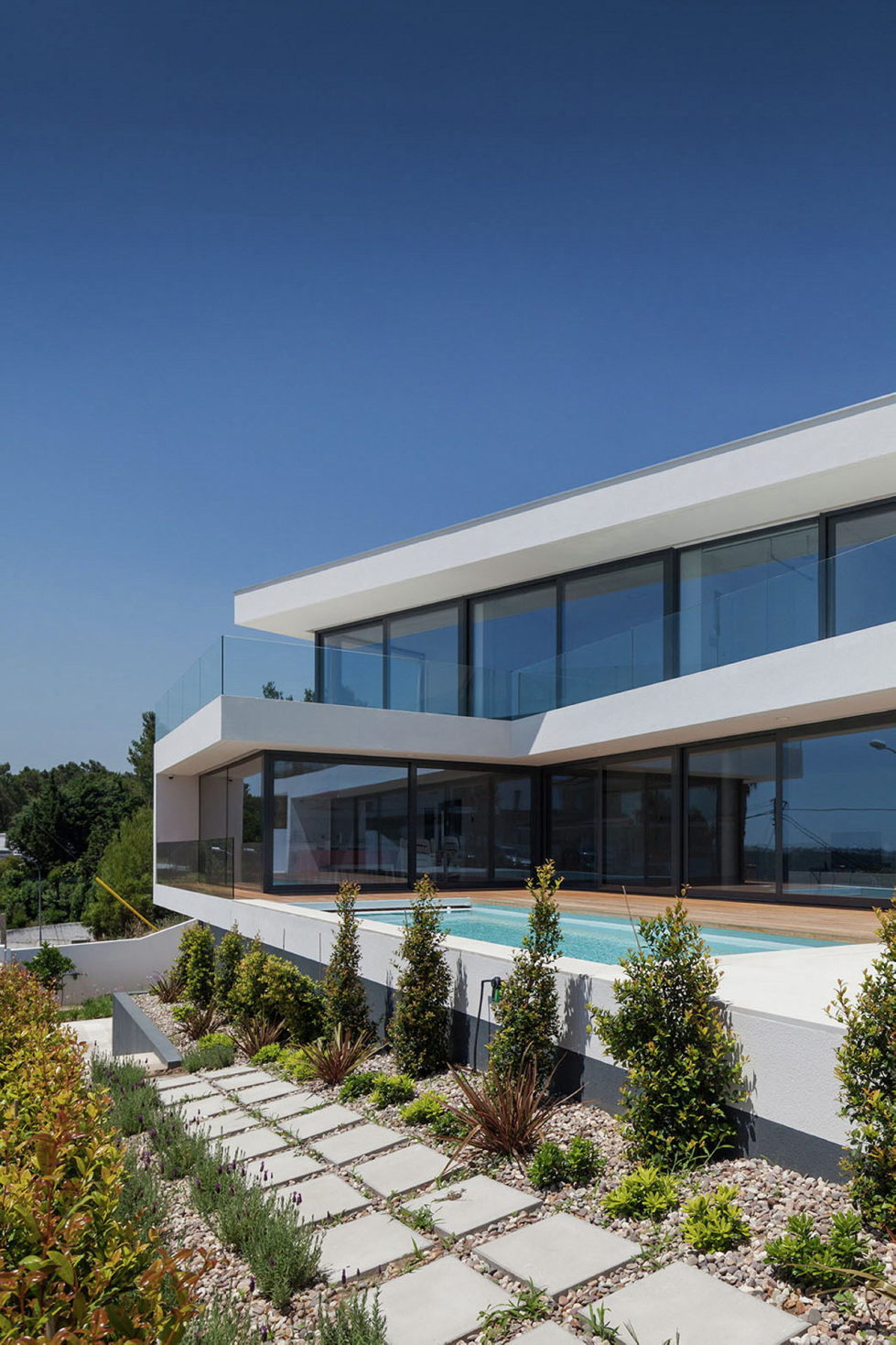 JC House Villa At The Suburb Of Lisbon, Portugal, Upon The Project Of JPS Atelier 7