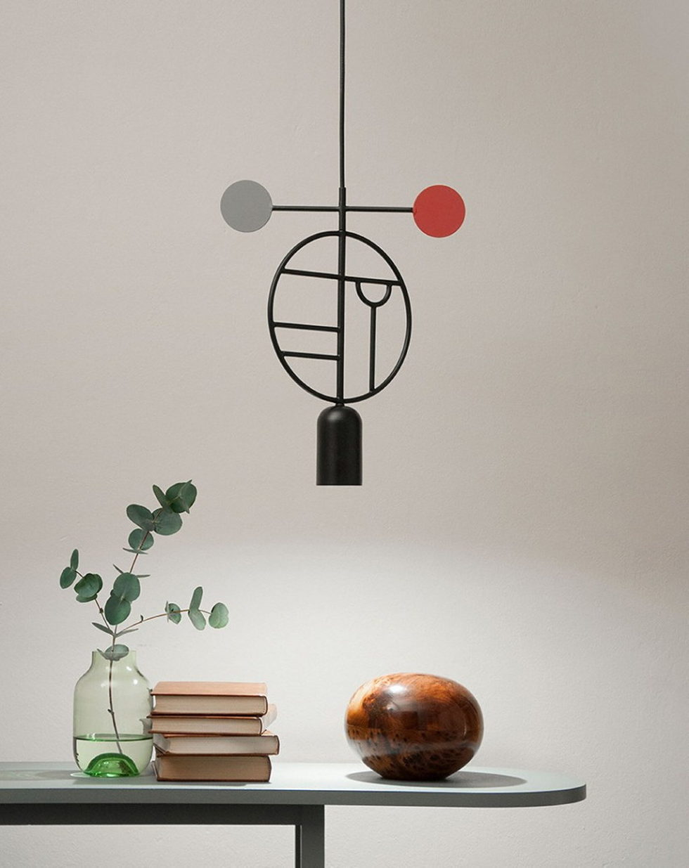 Minimalist pendant lamps Lines & Dots from Goula Figuera studio 2