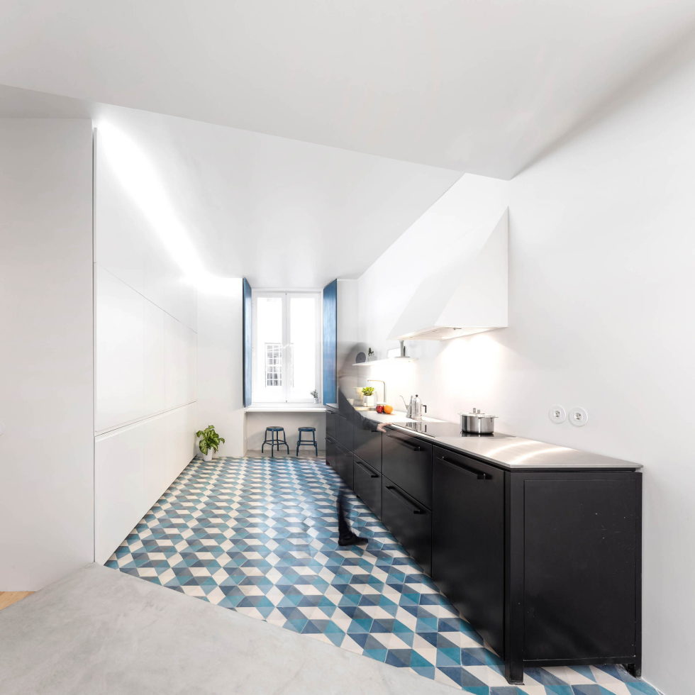 Chiado Apartments Seamless Day Spaces by Fala Atelier 25