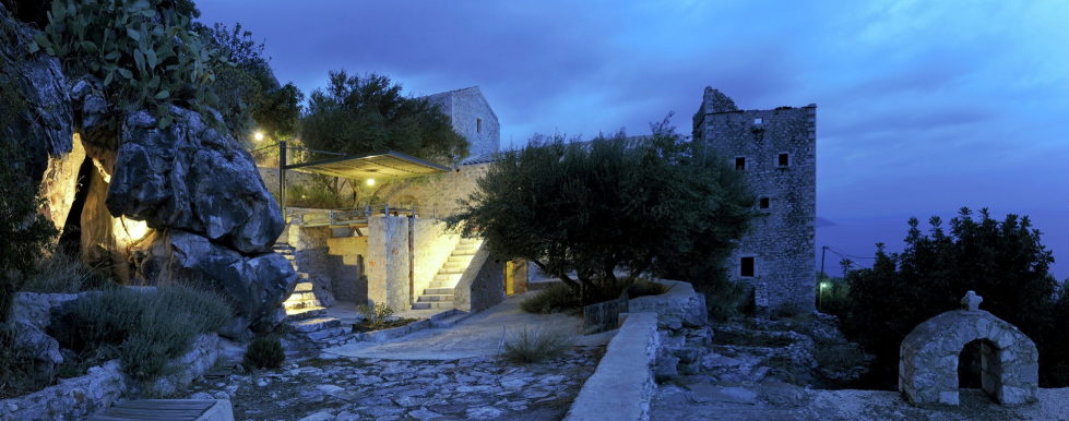 Mani Tower House In Greece From Z-level Studio 25