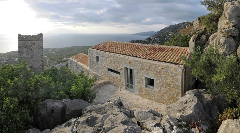 Mani Tower House In Greece From Z-level Studio 4