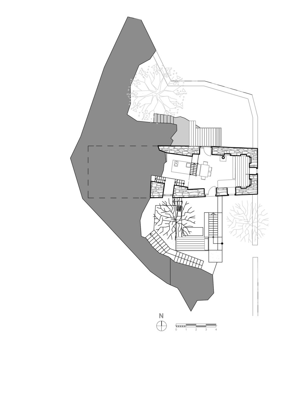 Mani Tower House In Greece From Z-level Studio Plan 3