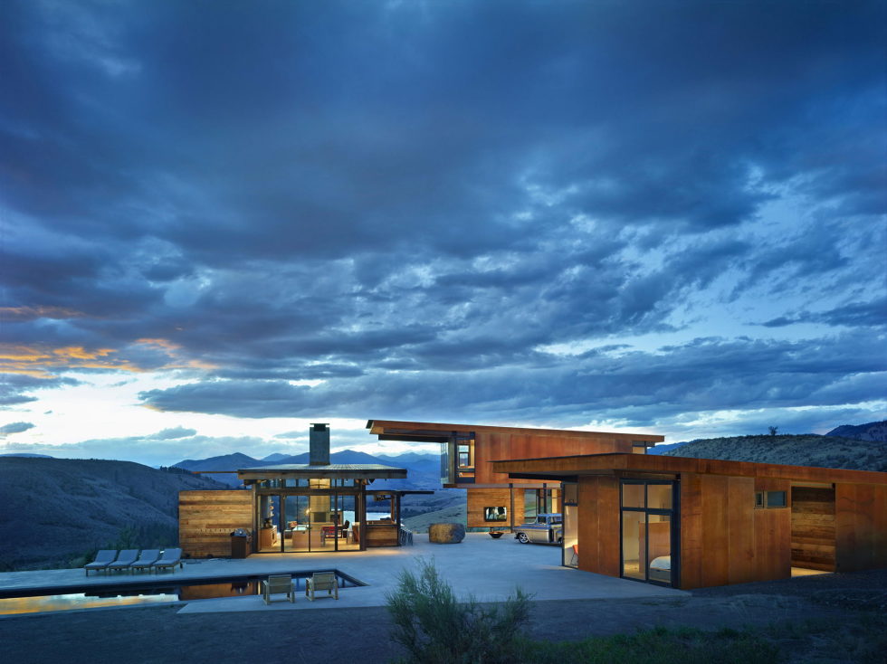 The Country House In The Picturesque Valley The Project Of Olson Kundig Studio 1