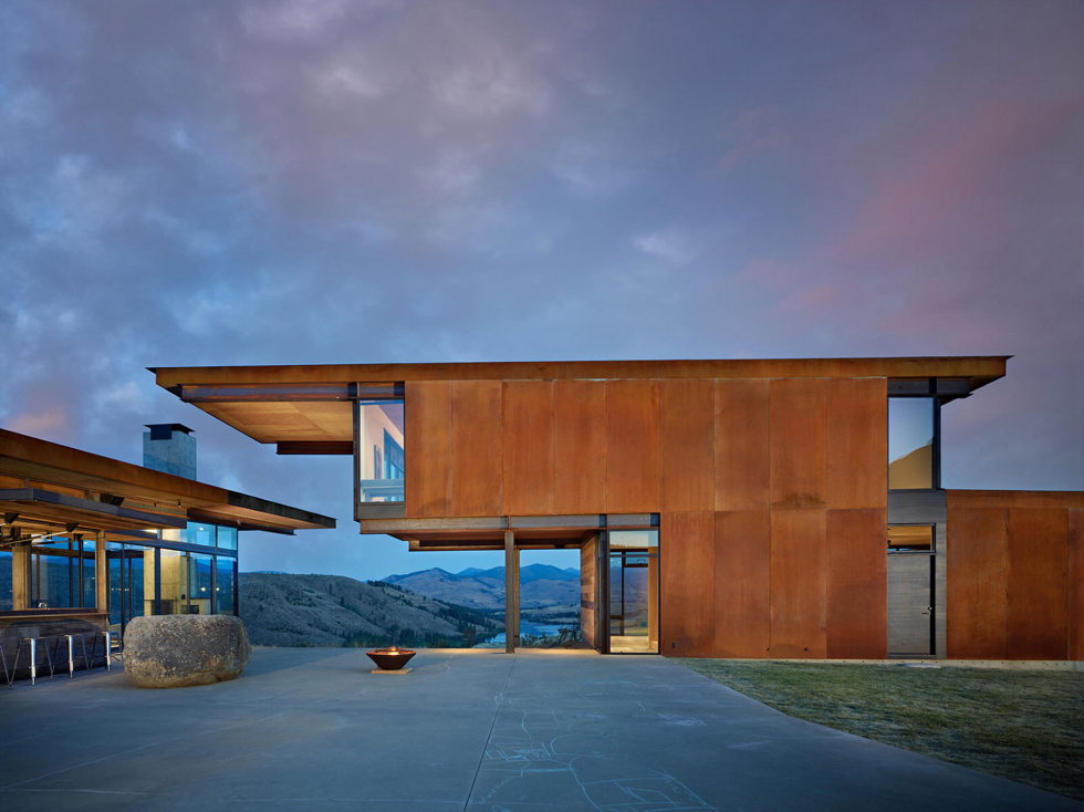 The Country House In The Picturesque Valley The Project Of Olson Kundig Studio 5