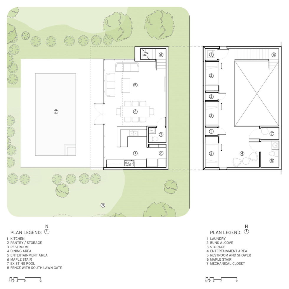 The Guest House With A Swimming Pool In Arizona Plan 1