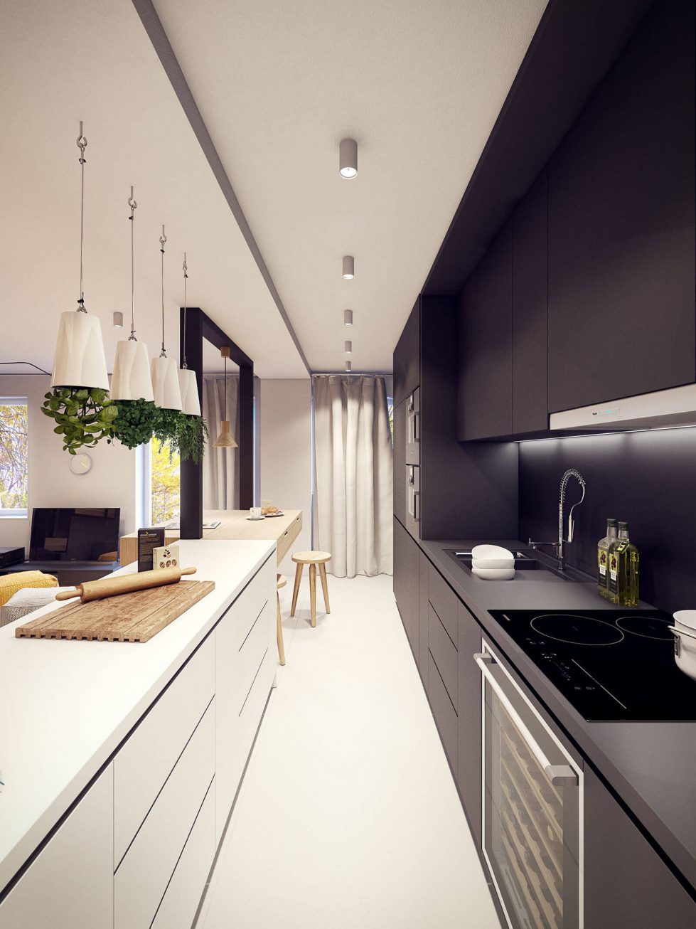 Designing project of the stylish apartments in Lodz 13