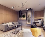 Designing project of the stylish apartments in Lodz 2
