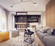 Designing project of the stylish apartments in Lodz 7