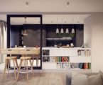 Designing project of the stylish apartments in Lodz 9