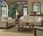 The Country Style – Beige and Brown colors Living room