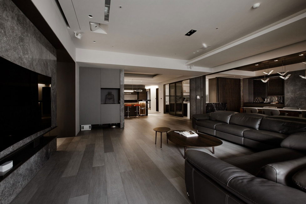 The Wang House Apartment In Taiwan Upon The Project Of The PM Design Studio 9
