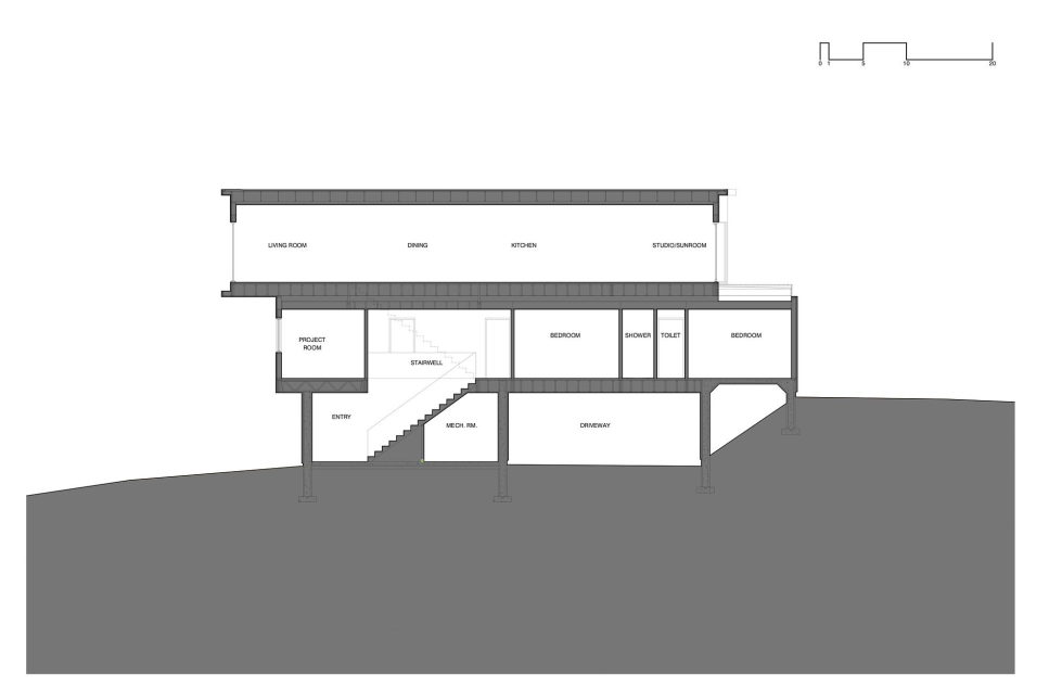 Fyren The Three-Stored House In Canada By Omar Gandhi Architect 25