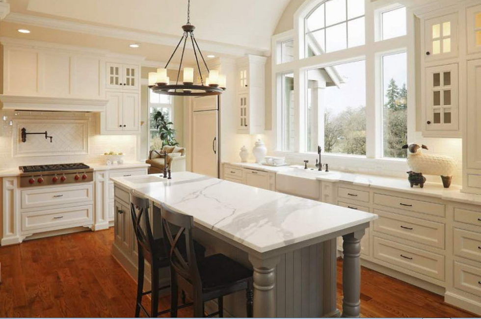 Beautiful Kitchen Cabinets And Granite Countertops Love The Light