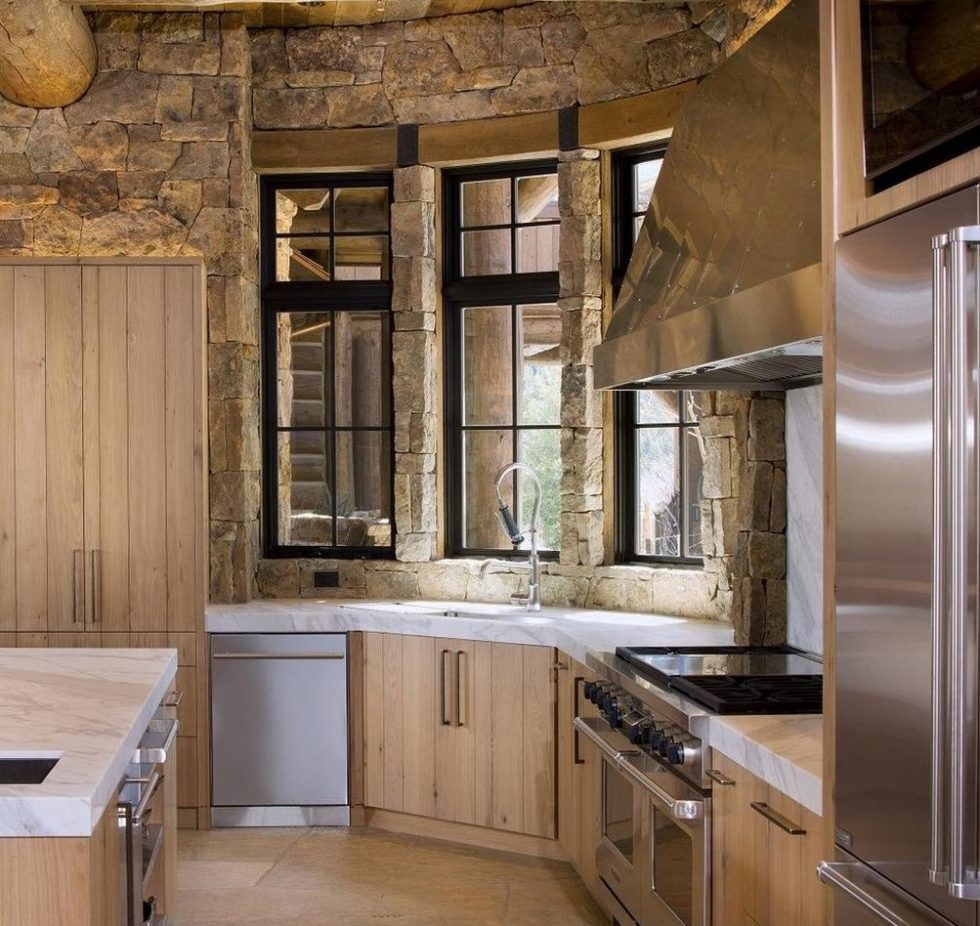 modern kitchen country style