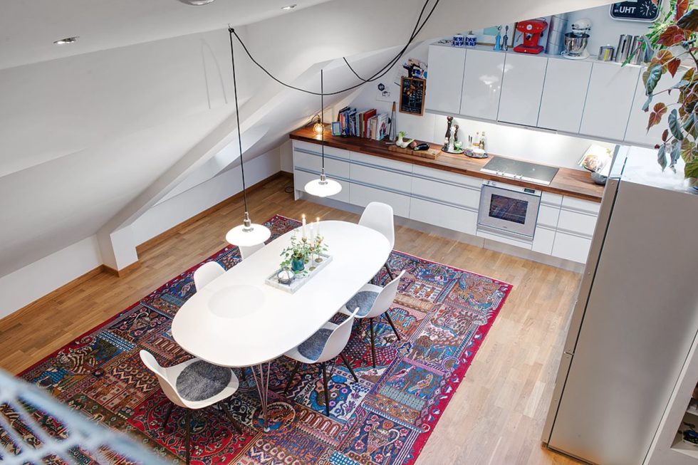 Modern Attic Apartment in the Scandinavian Style