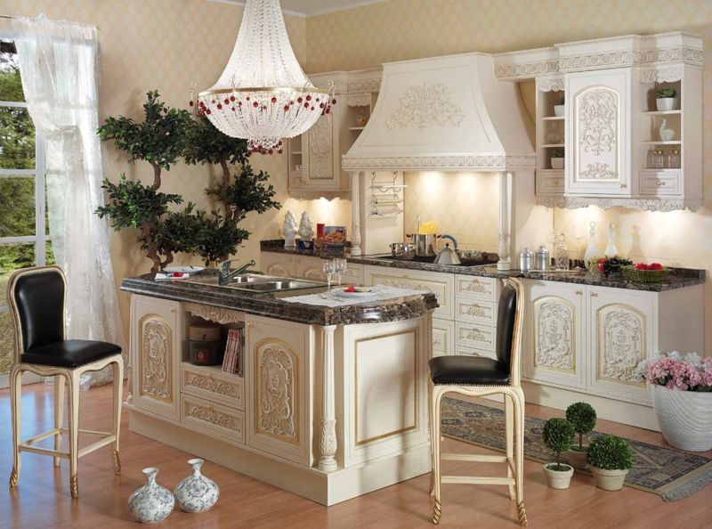 Baroque Style Interior design - Kitchen