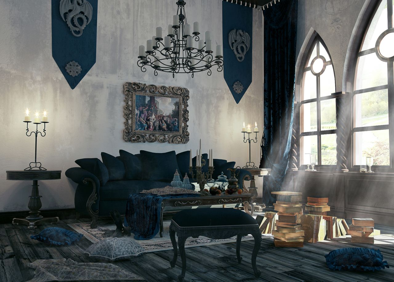 gothic style homes interior