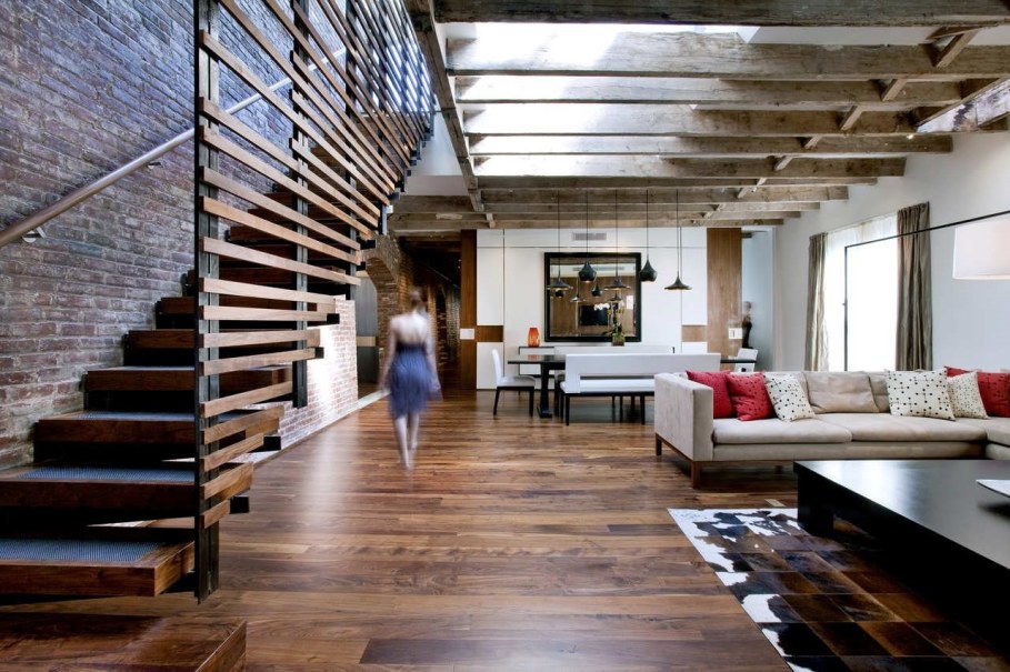 Loft Style interior design - Living room