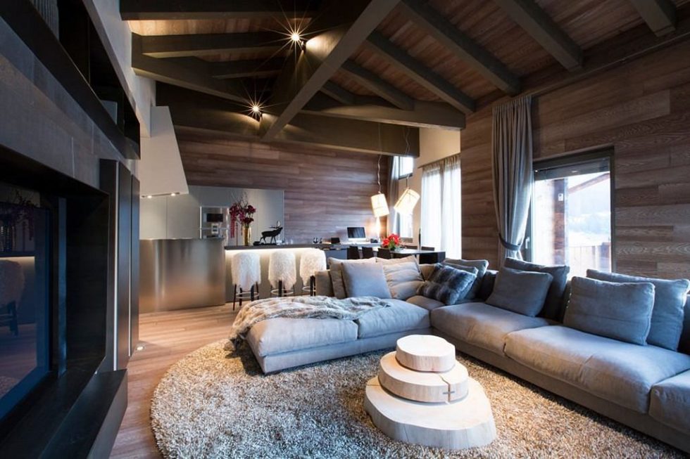 Modern Apartment in Switzerland - living room