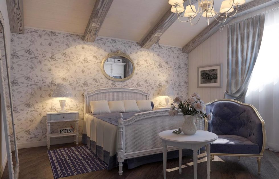 Provence Style Interior design - Bedroom