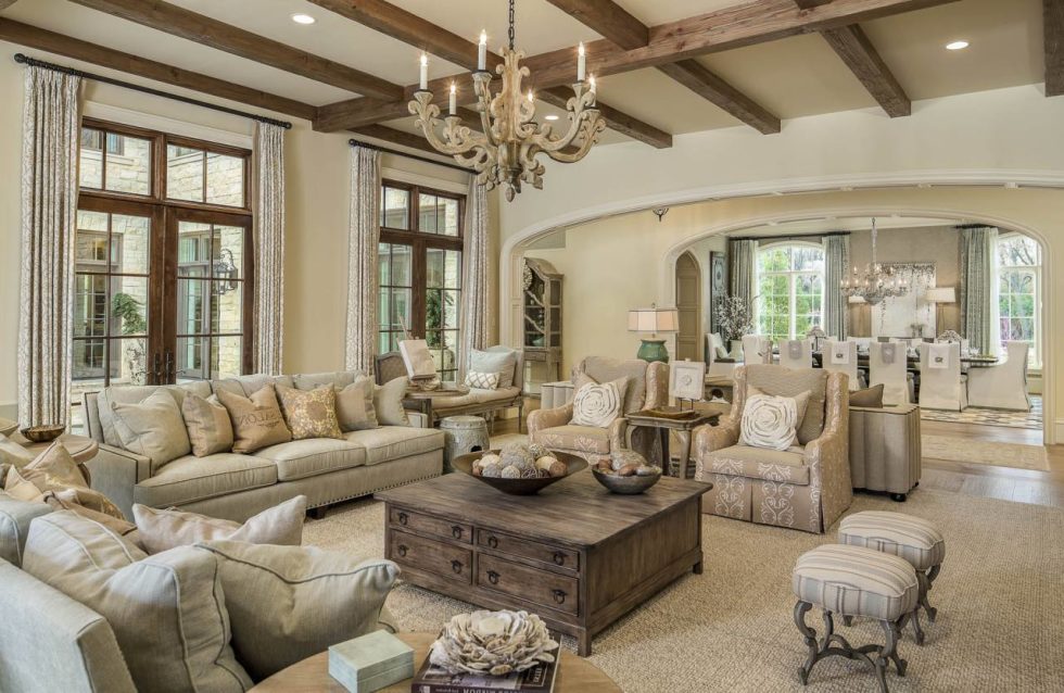 Provence Style Living room Design Ideas