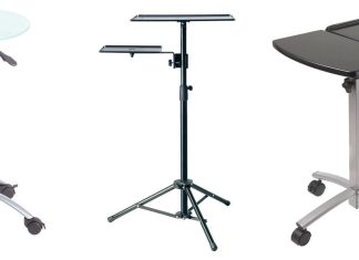 Adjustable height laptop table – easiness, comfort, mobility.