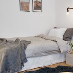 Bedroom design in Scandinavian style