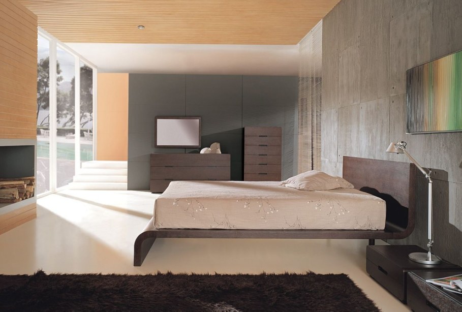 Bedroom interior in the modern style - How to avoid conventions
